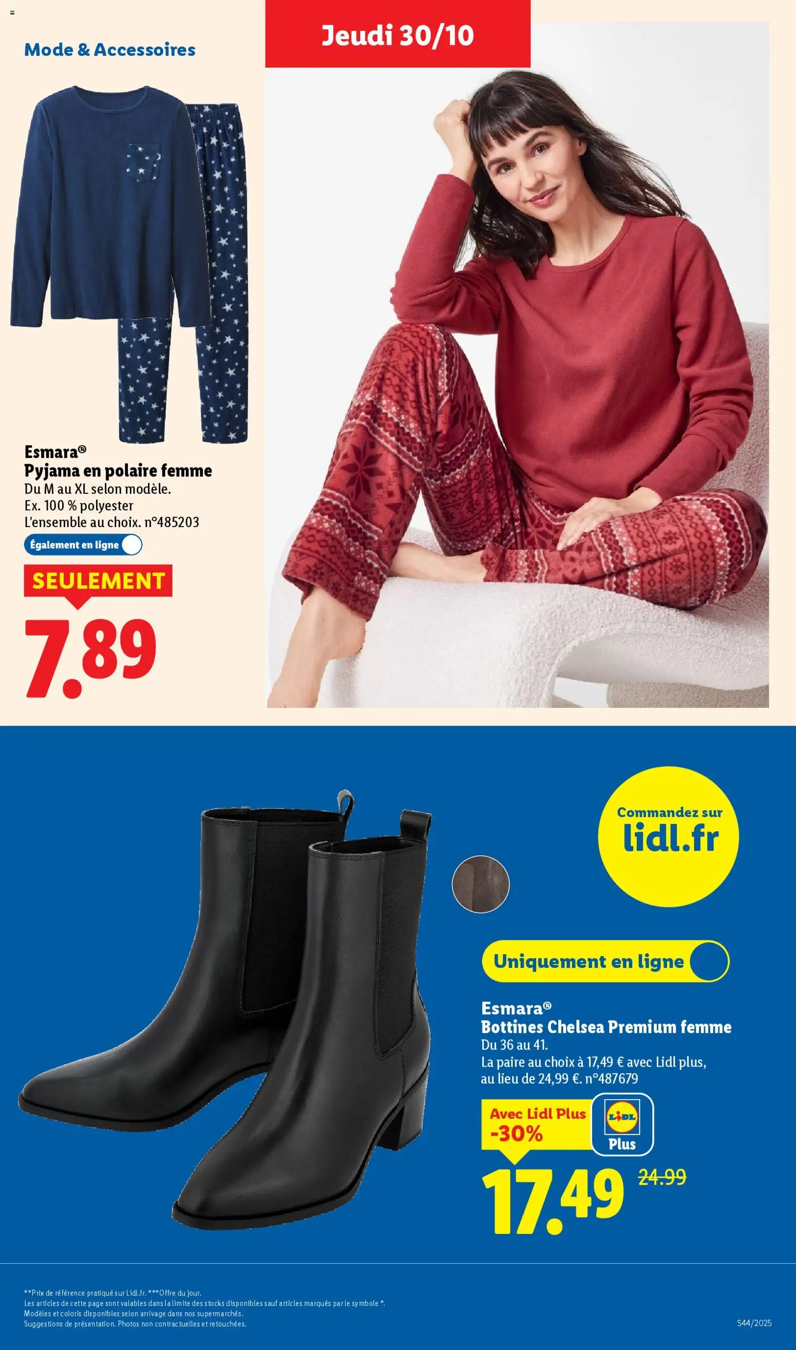 {H1} | Page: 49 | Produits: Bottines, Pyjama
