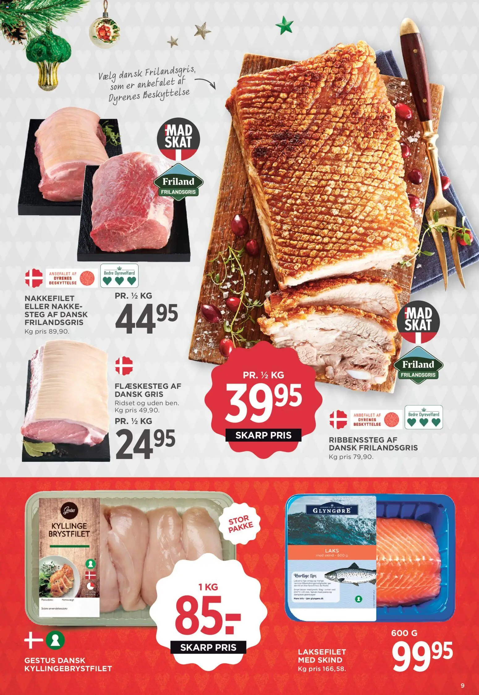 Meny tilbudsavis – gyldig fra 19.12.2025 | Side: 14 | Produkter: Flæskesteg, Nakkefilet, Søm