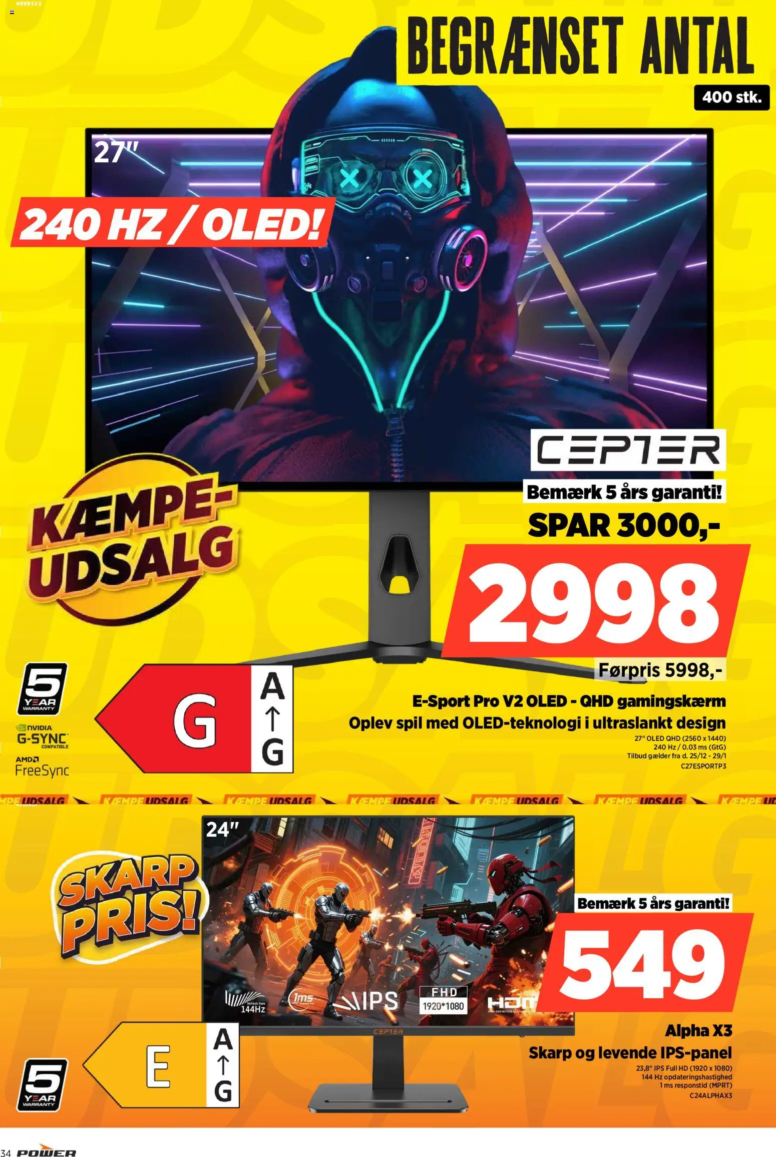 Power tilbudsavis – gyldig fra 16.01.2026 | Side: 34 | Produkter: Spil