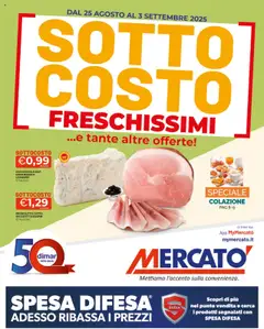 Anteprima del volantino Volantino Mercatò	 valido a partire dal 25.08.2025