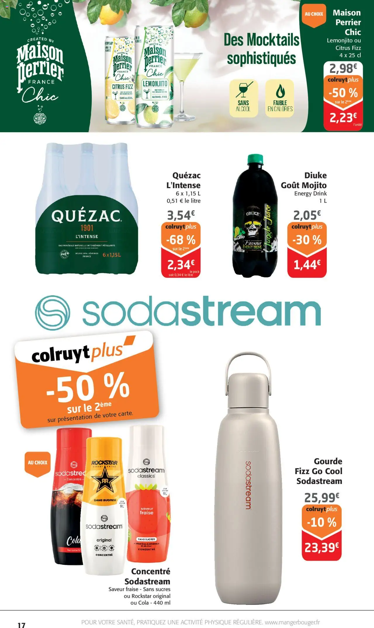  | Page: 17 | Produits: Eau minérale, Fraise, Gourde, Eau minérale naturelle