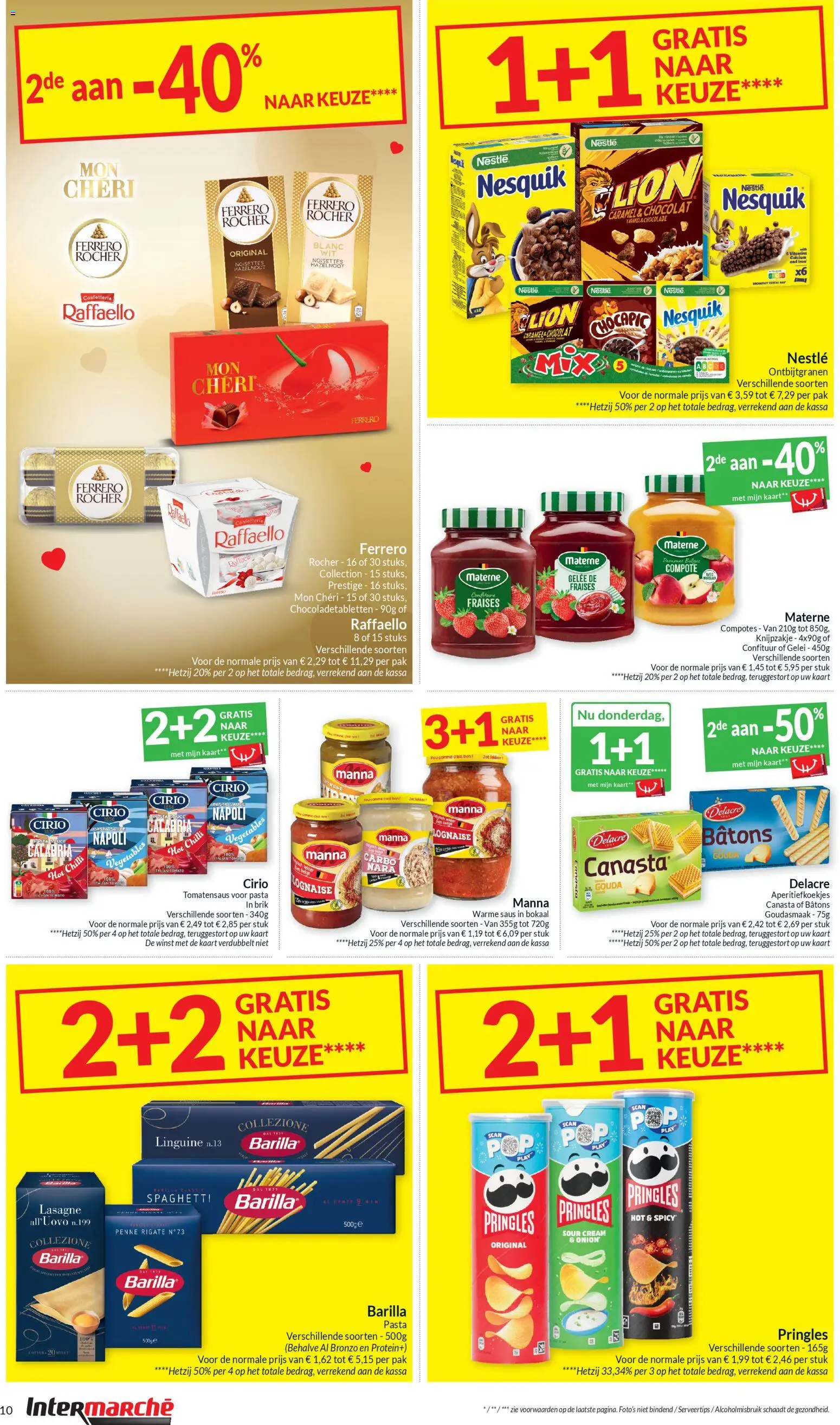 {H1} | Pagina: 10 | Producten: Pasta, Pringles, Saus, Kaart