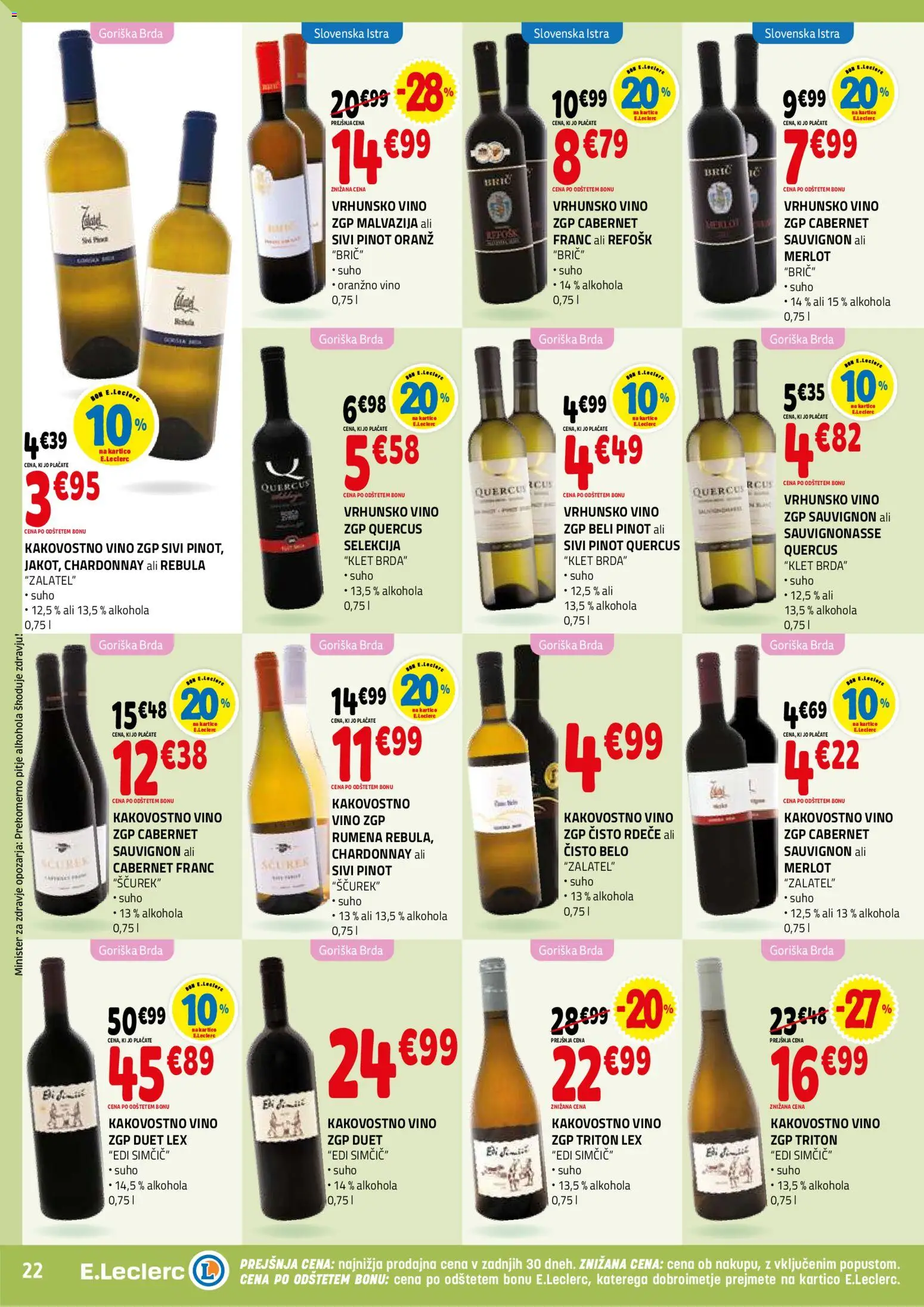 Novi E.leclerc katalog ponudbe – veljaven od 11.02.2026 | Stran: 22