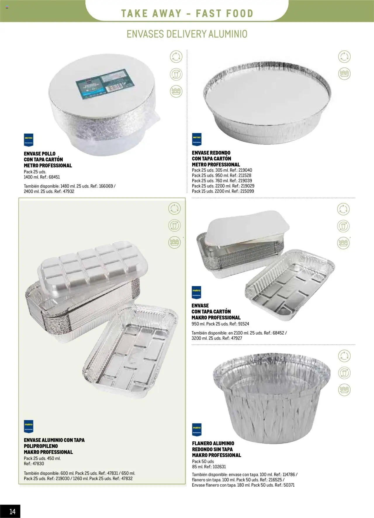 Makro - Catalogo Desechables Take Away Sur2 │ válido desde el 07.07.2025 | Página: 14