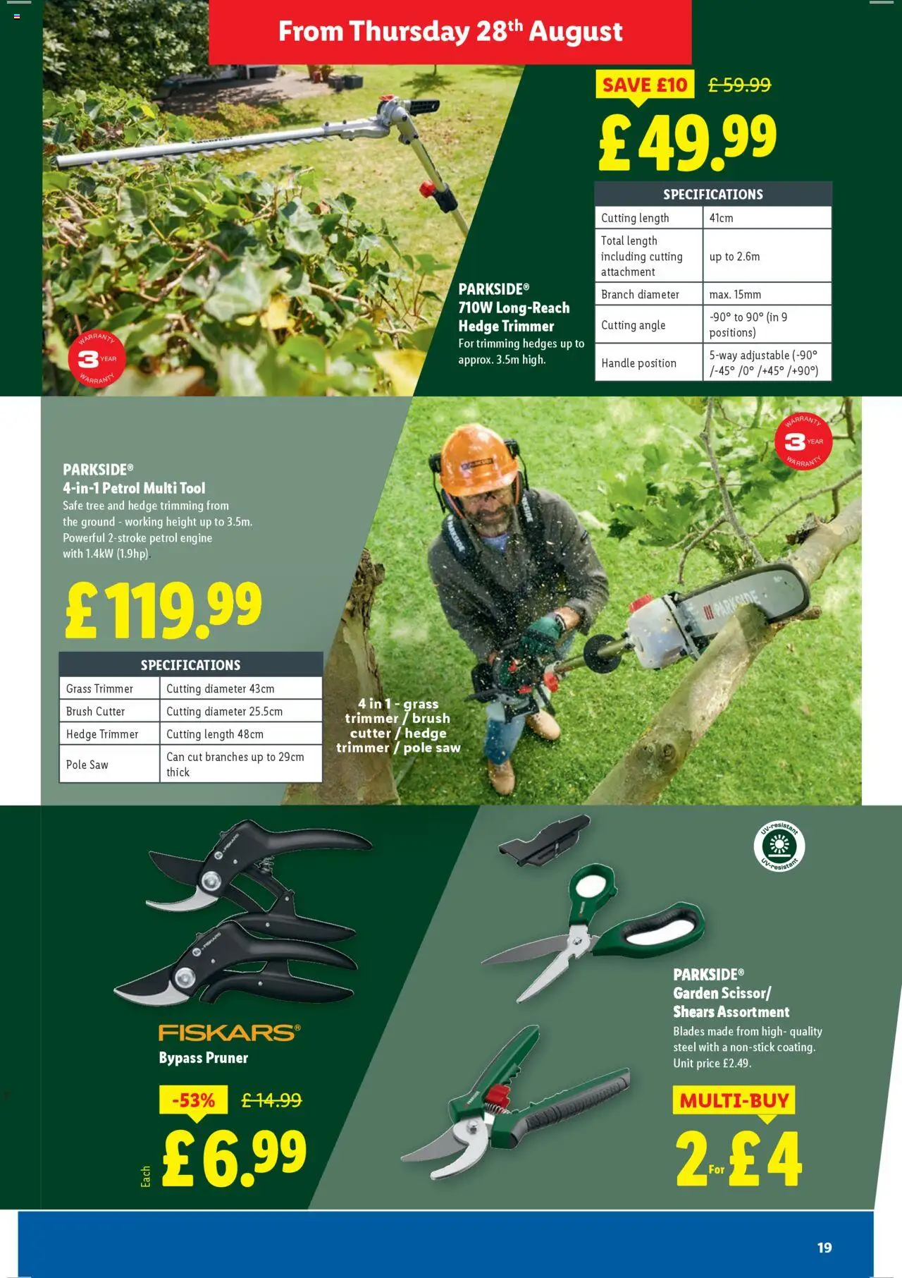  | Page: 19 | Products: Brush, Handle, Hedge trimmer, Cutter