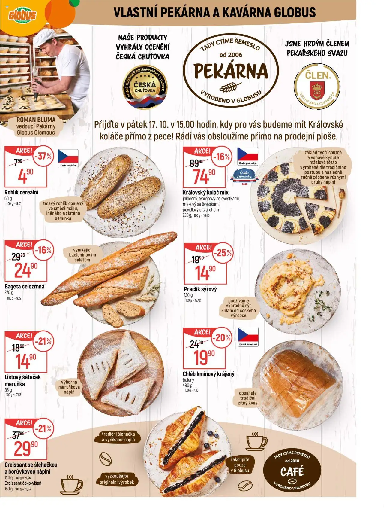 Globus leták - Olomouc od 15.10.2025 | Strana: 11 | Produkty: Sýr, Chléb, Šlehačka, Semínka