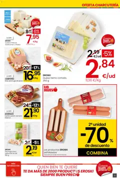 Vista previa Eroski folleto válido desde el 05.01.2026 | Página: 11 | Productos: Jamón serrano, Queso, Jamón, Té