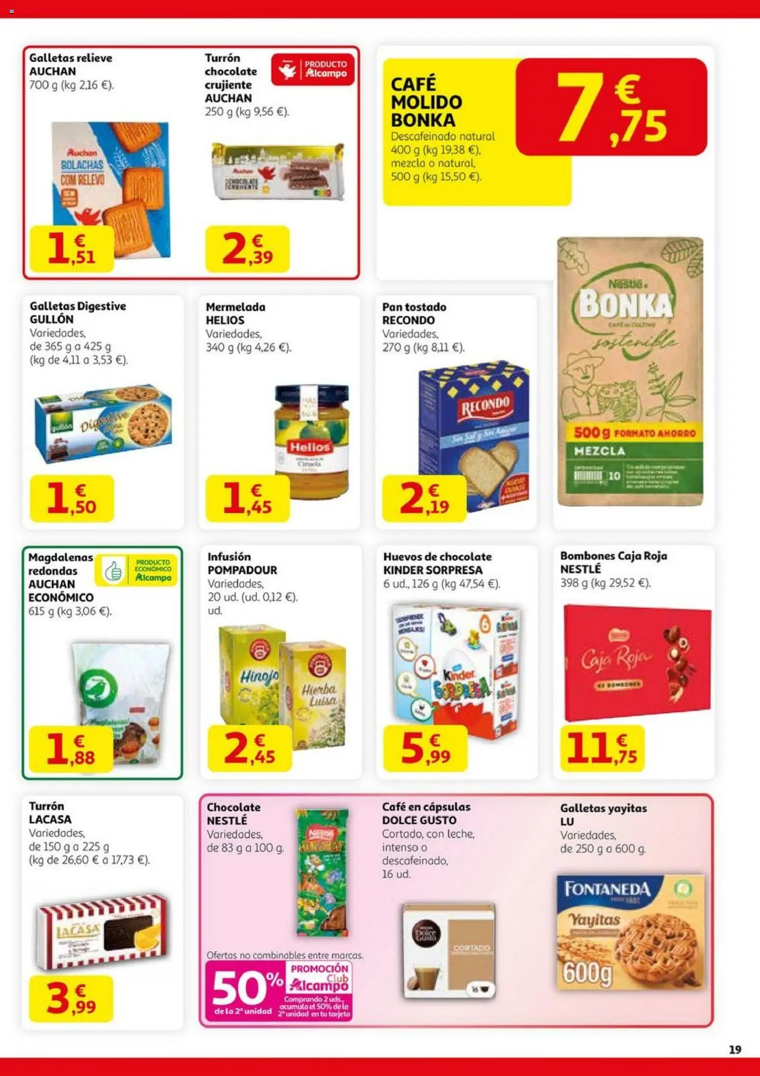 Alcampo - Black Friday  │ válido desde el 06.11.2025 | Página: 19 | Productos: Huevos, Café, Galletas, Caja