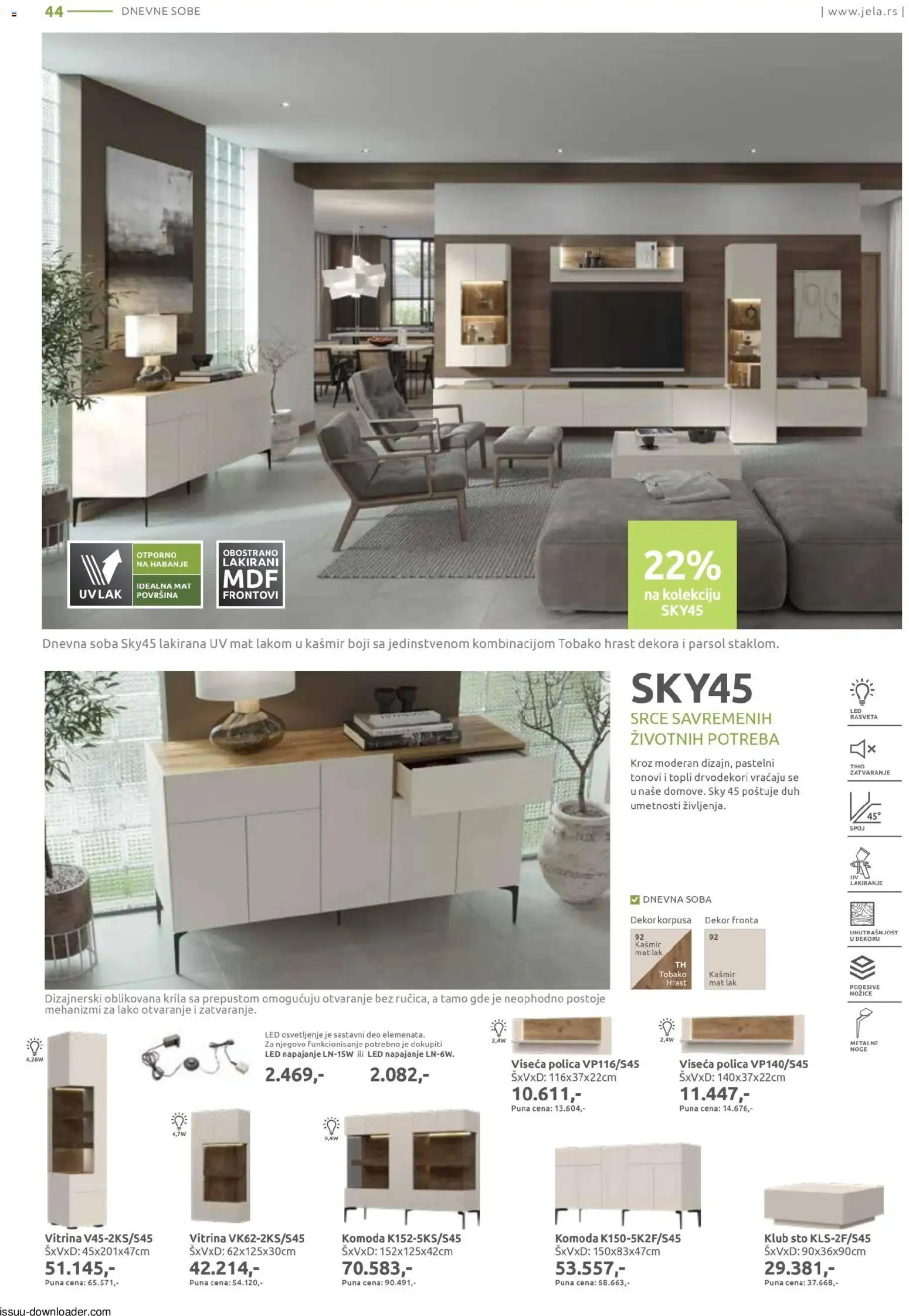 Jela katalog - važi od 09.02.2026 | Strana: 44 | Proizvode: Komoda, Polica, Sto