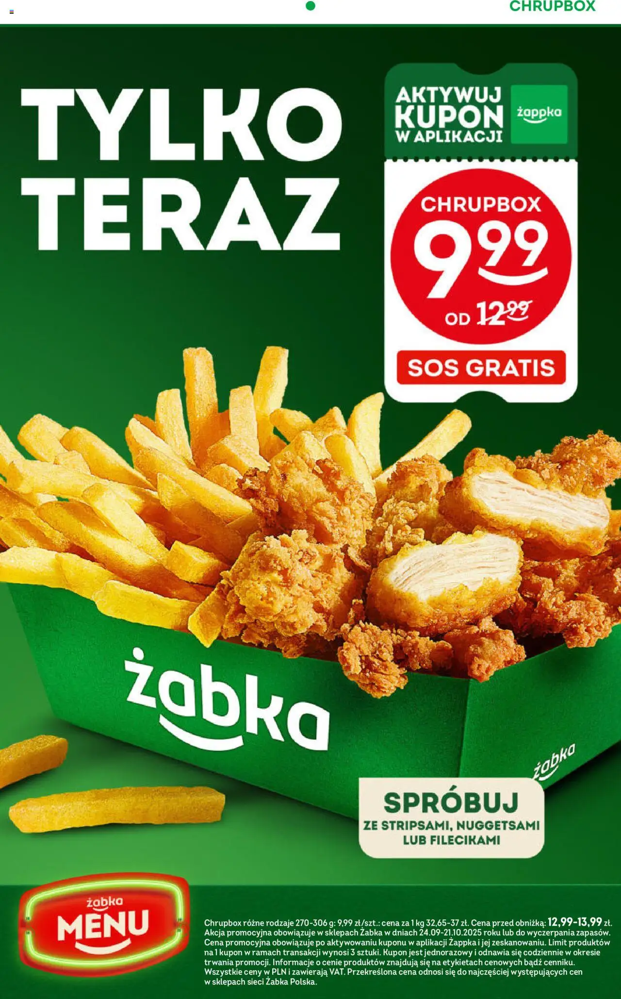 Żabka Gazetka od 24.09.2025 | Strona: 2 | Produkty: Pizza