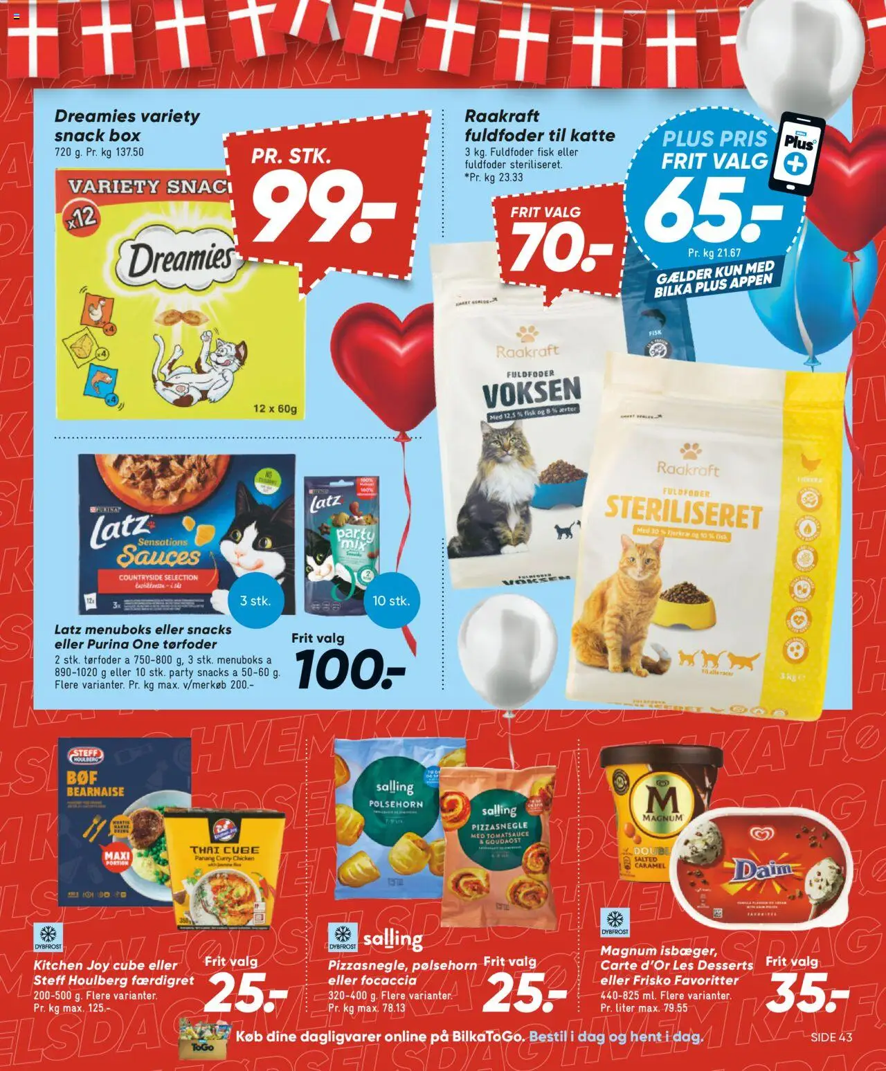 Bilka Tilbudsavis gyldig fra 01.08.2025 | Side: 49 | Produkter: Pølsehorn, Fisk, Ærter, Focaccia