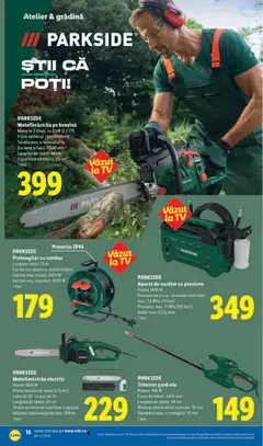 Ofertele Lidl valabile de la 23.03.2026 | Pagină: 18 | Produse: Trimmer, Prize, Cablu, Ulei