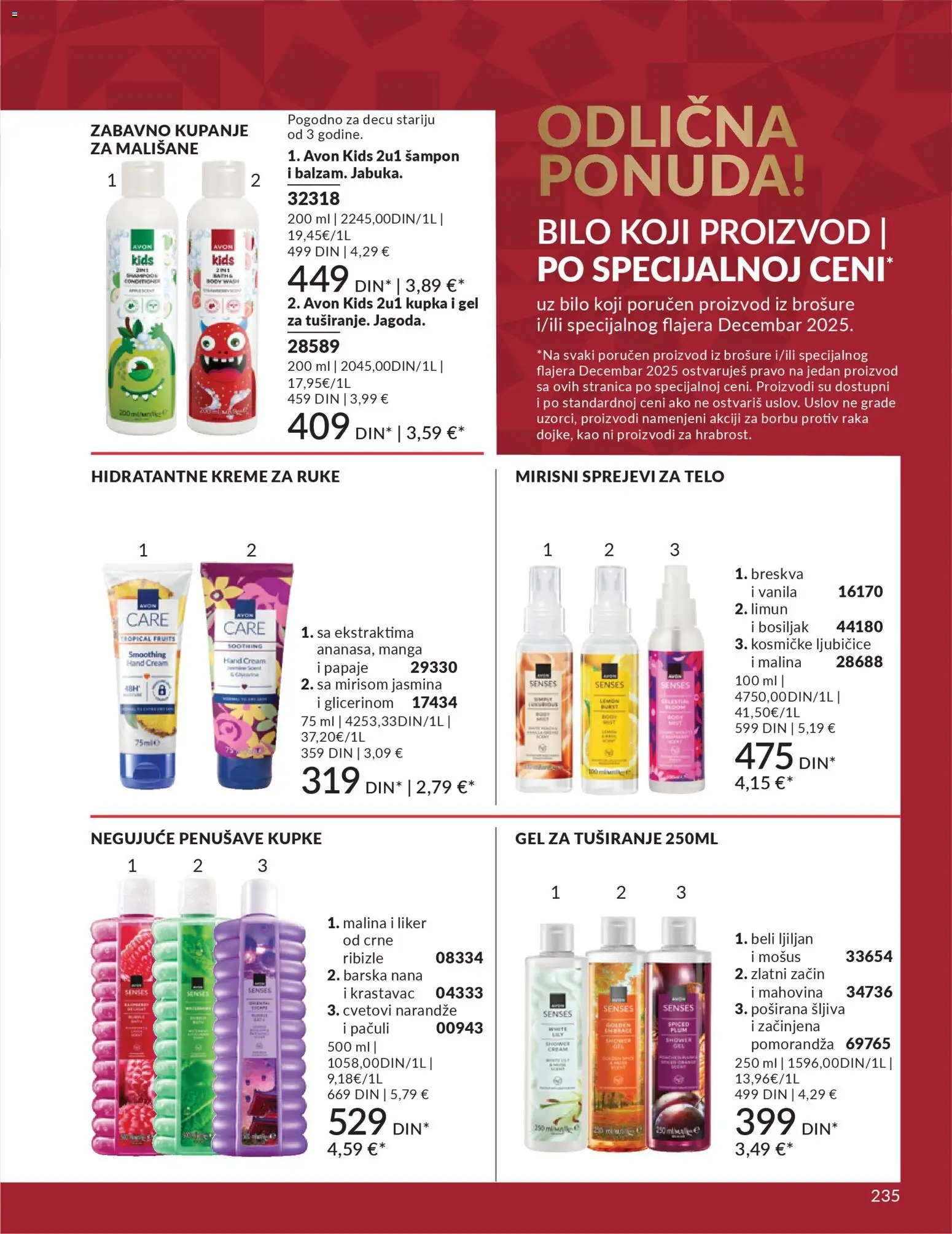 AVON katalog - važi od 01.12.2025 | Strana: 239