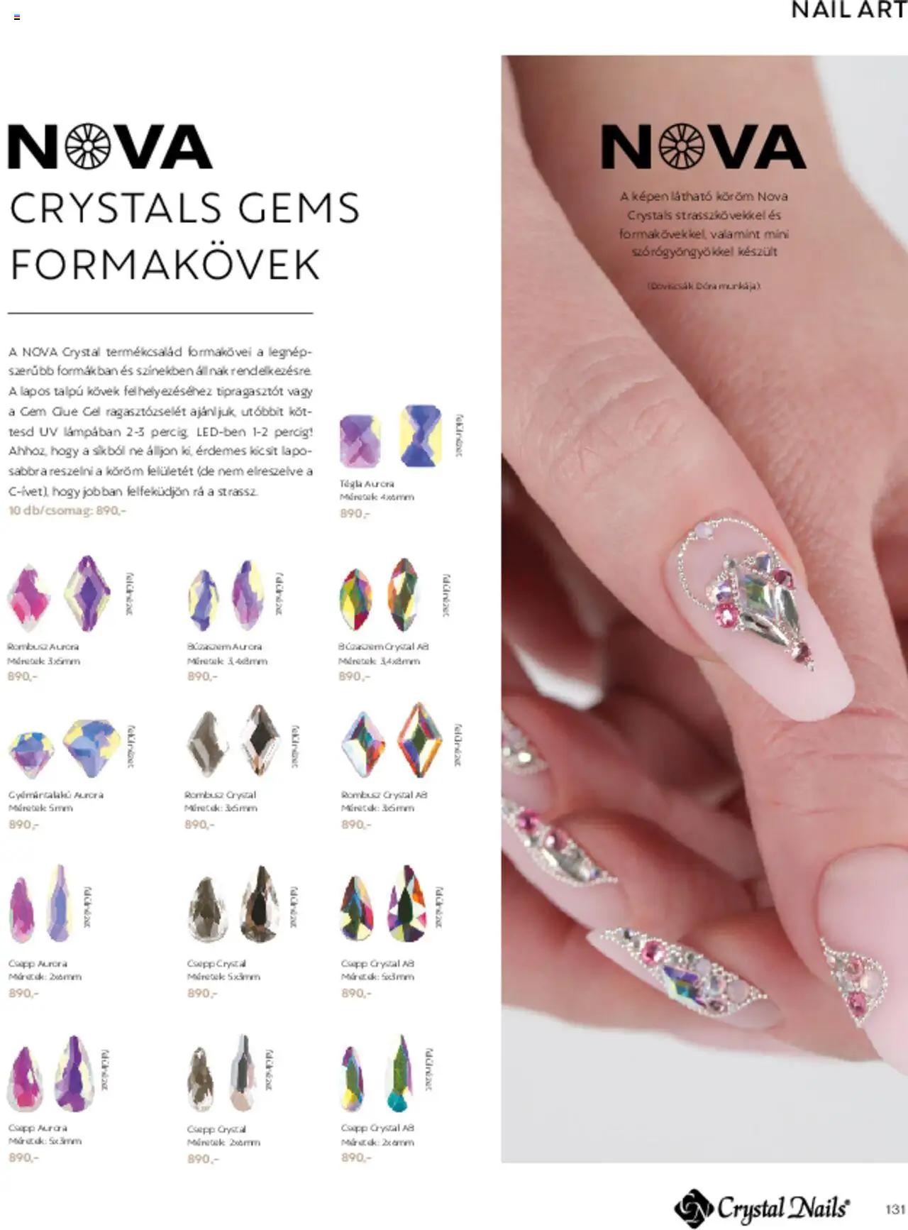 Crystal Nails akciós ujság - amely érvényes a következő dátumtól: 01.03.2025 | Oldal: 131