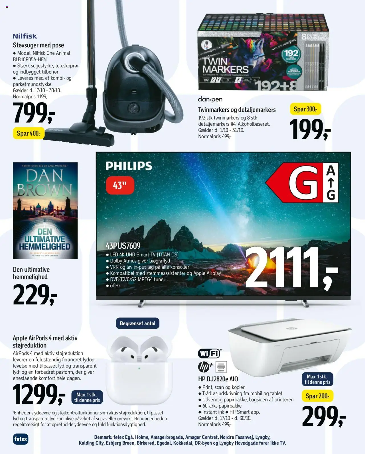 Føtex tilbudsavis – gyldig fra 17.10.2025 | Side: 42 | Produkter: Smart TV, Tablet, TV, Lyd