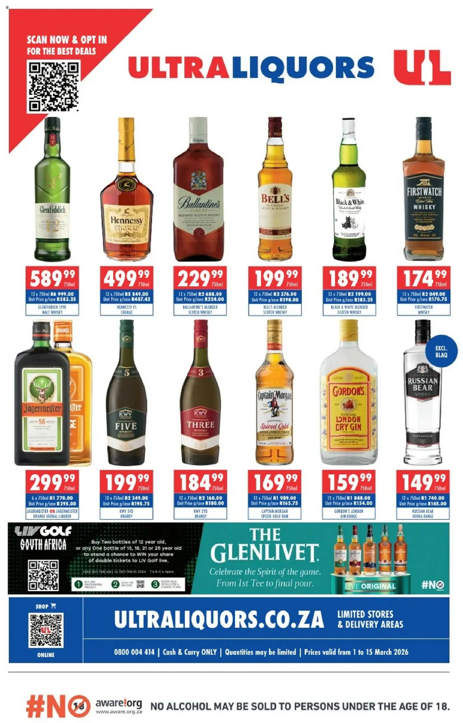 New Ultra Liquors catalogue – valid from 01.03.2026 | Page: 1