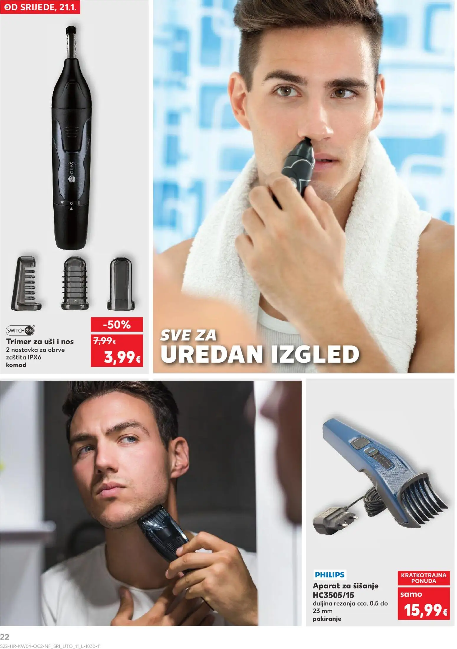 Kaufland katalog | vrijedi od 21.01.2026 | Stranica: 22 | Proizvodi: Trimer