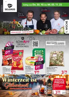 Selgros Prospekt 	 ab 30.10.2025 gültig