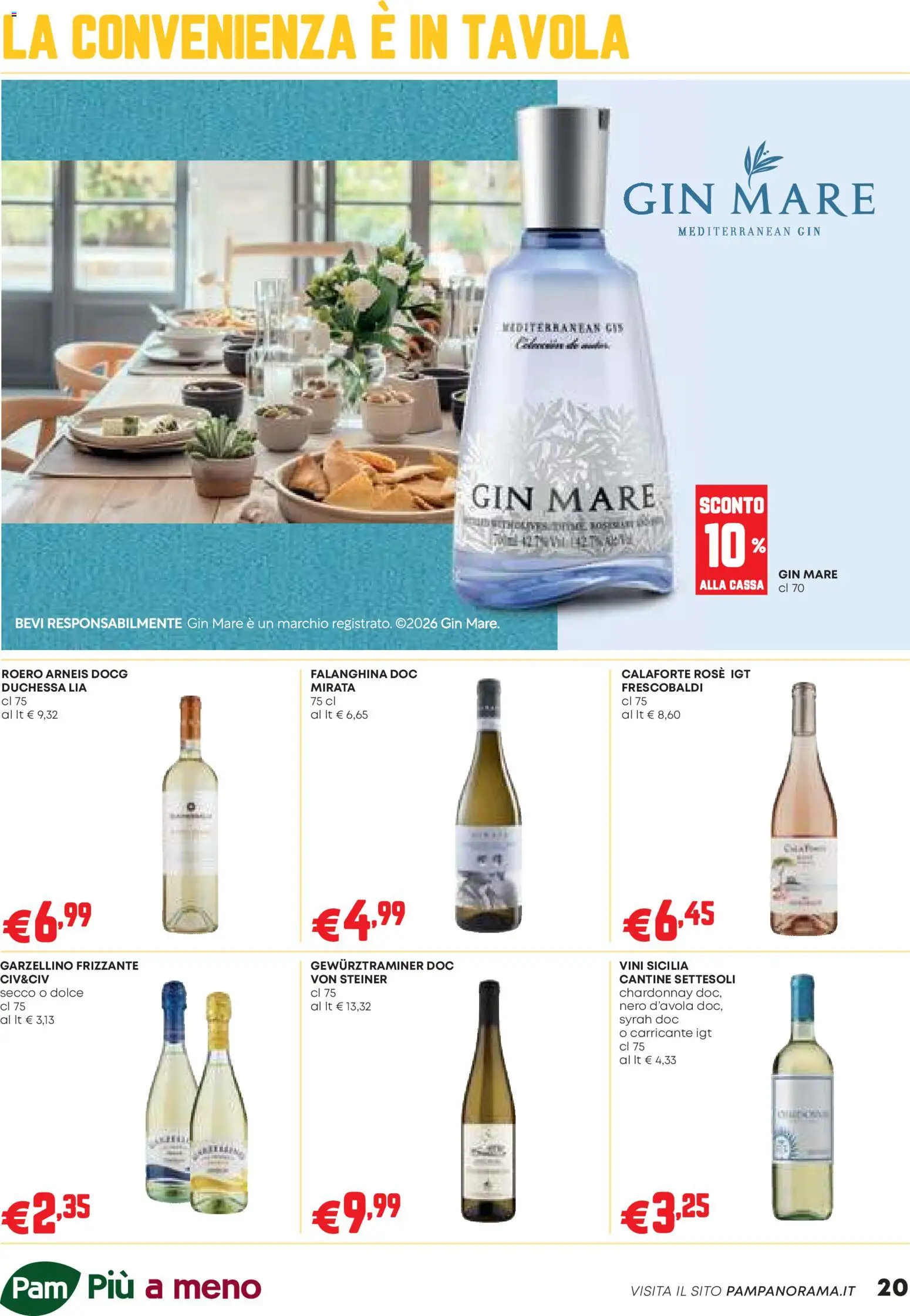 Volantino PAM del 26.03.2026 | Pagina: 20 | Prodotti: Gin