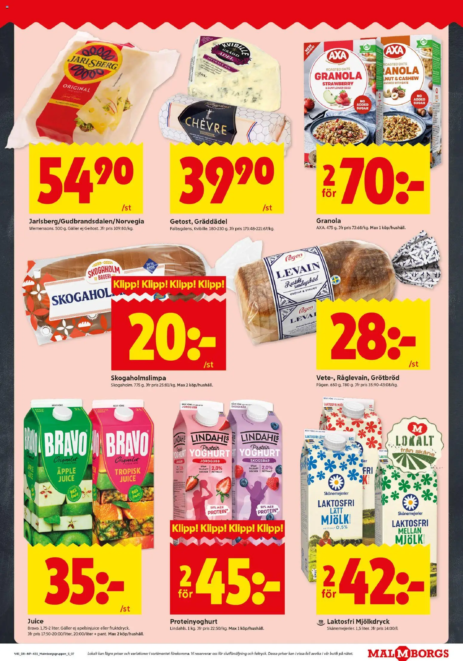 ICA Kvantum reklamblad aktuell från 03.11.2025 | Sida: 7 | Produkter: Bageri, Levain, Juice, Äpple
