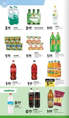 Pré-visualização Coviran - folheto válido de 24.03.2026 | Página: 16 | Produtos: Agua, Sumo, Cerveja, Água com gás