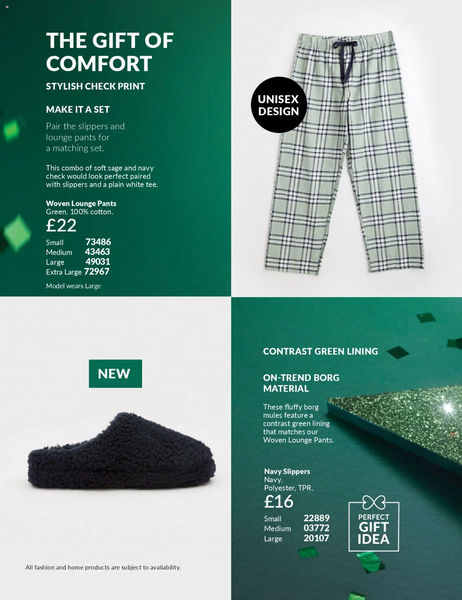 {H1} | Page: 123 | Products: Pants, Slippers