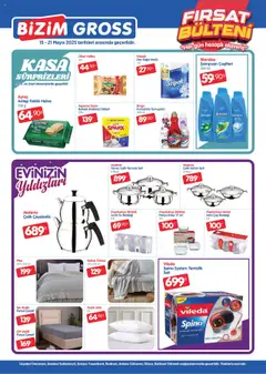 Bizim Toptan Fırsat Bülteni - 15.05.2025 tarihinden itibaren geçerlidir | Sayfa: 2 | Ürünler: Çaydanlık, Şampuan, Yastık kılıfı, Su