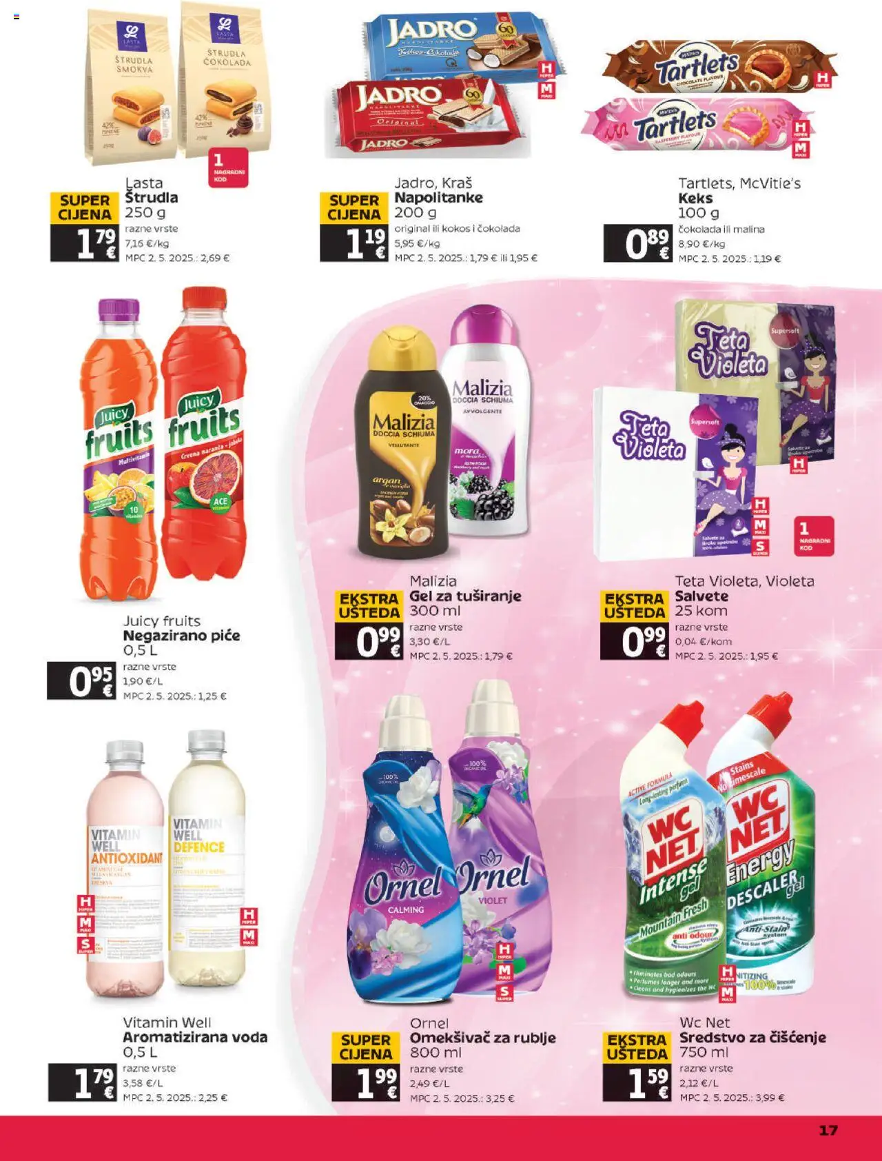 Tommy katalog | vrijedi od 02.10.2025 | Stranica: 17 | Proizvodi: Feta, Čokolada, Keks, Voda