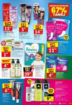Twój Market Gazetka od 11.06.2025 | Strona: 31 | Produkty: Pampers, Wkładki higieniczne, Mydło, Antyperspirant