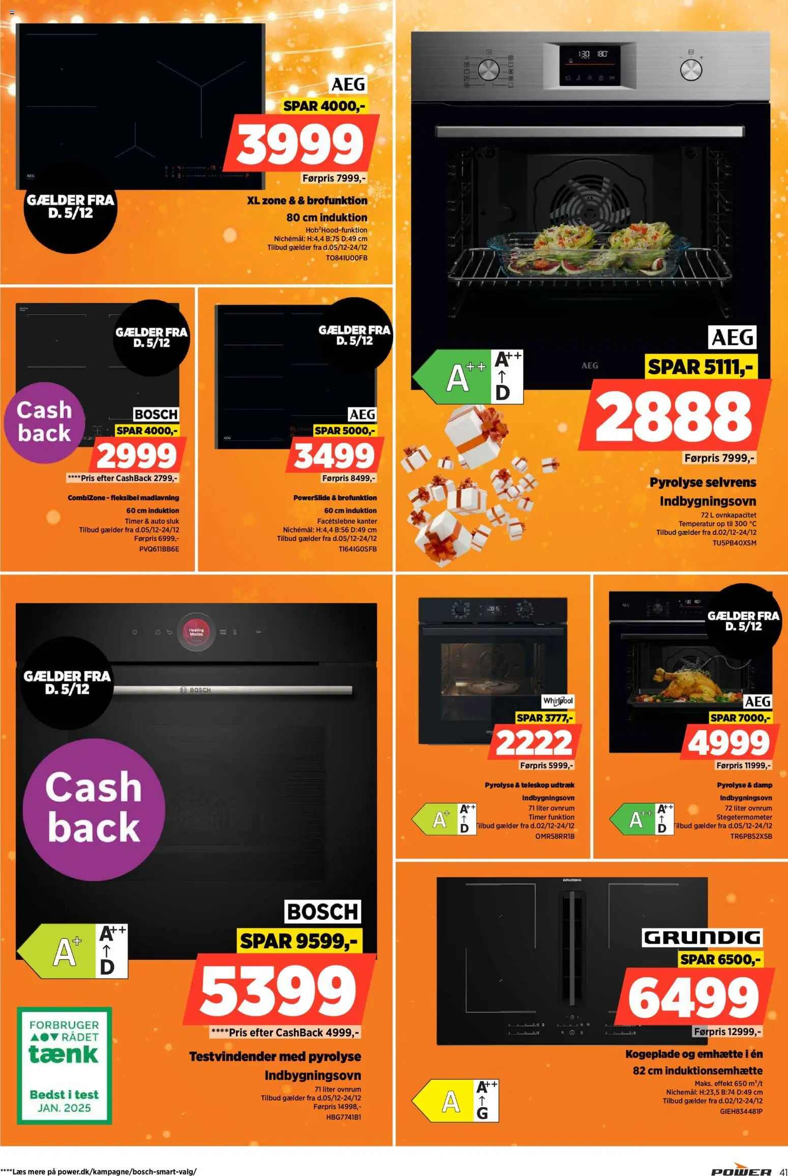 Power tilbudsavis – gyldig fra 02.12.2025 | Side: 41 | Produkter: Kogeplade