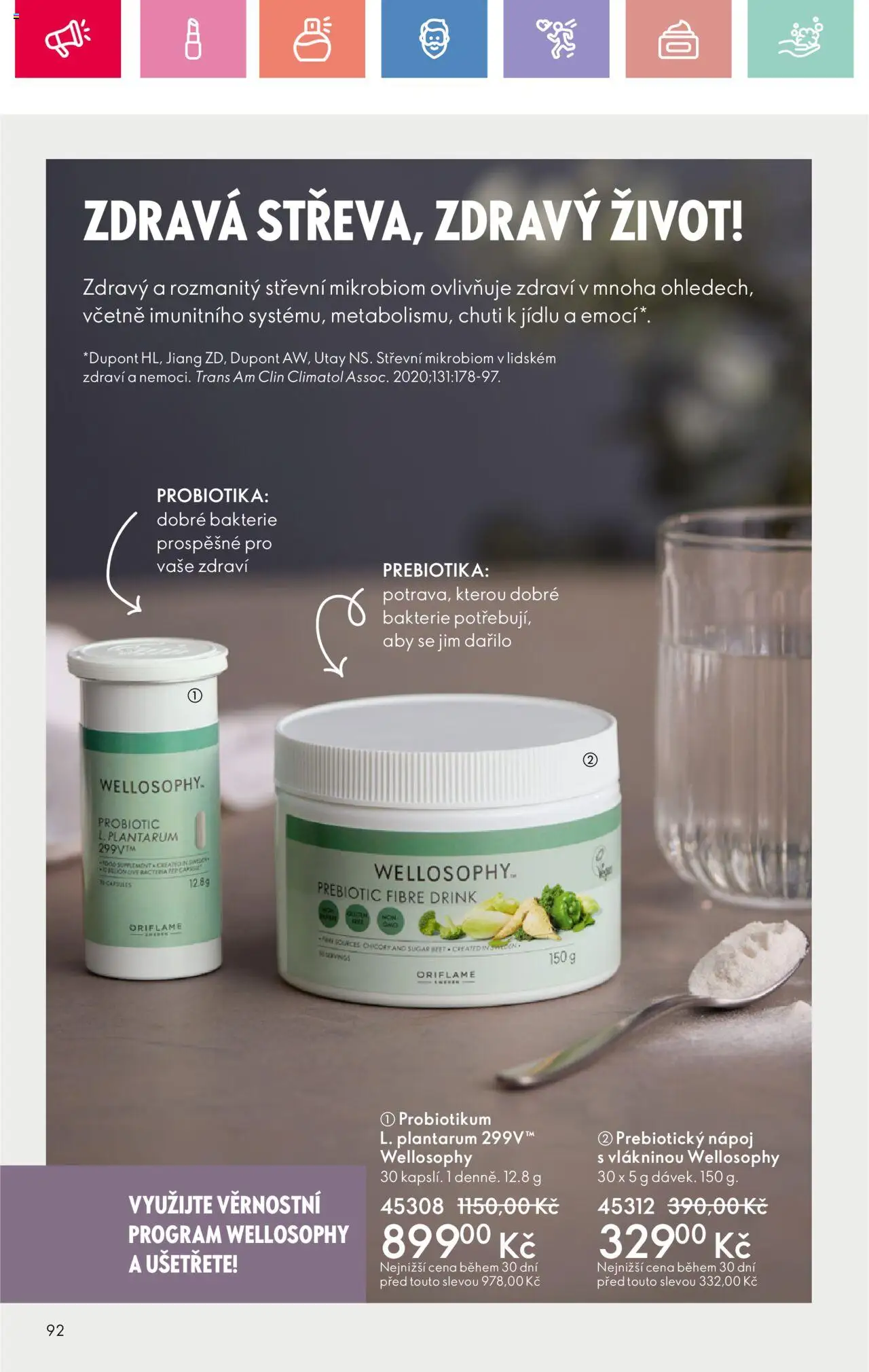 Oriflame katalog č.10/2025 od 06.07.2025 | Strana: 92 | Produkty: Clin, Probiotika