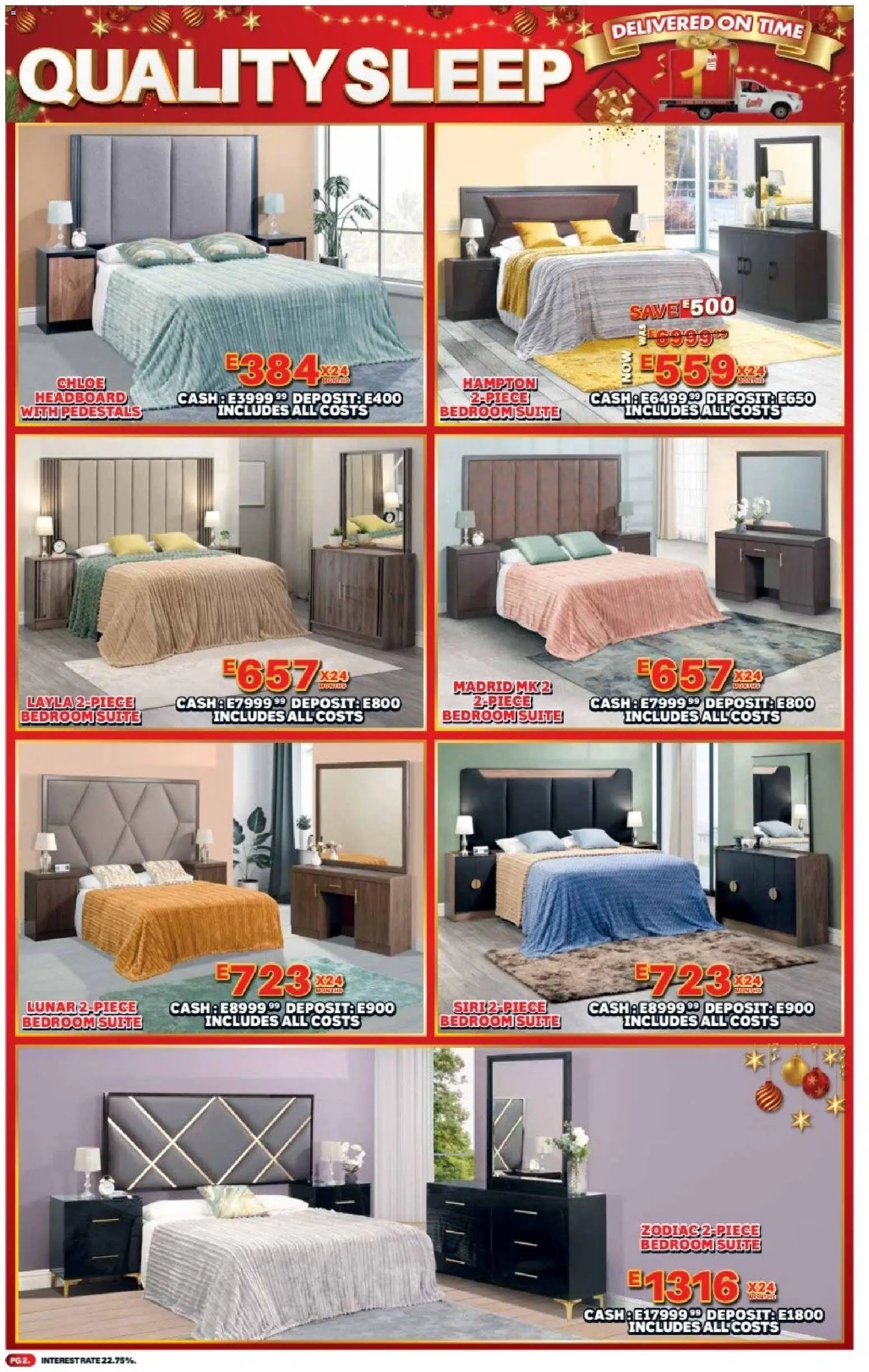 New Lewis Stores catalogue – valid from 08.12.2025 | Page: 2 | Products: Headboard