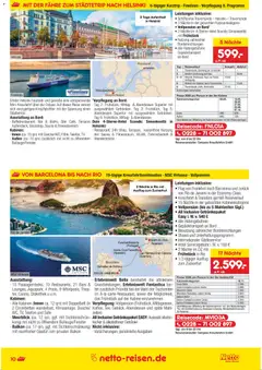 Netto Reisen Prospekt 	 ab 26.03.2026 gültig | Seite: 10 | Produkte: Doppelbett, Telefon, Uhr, TV