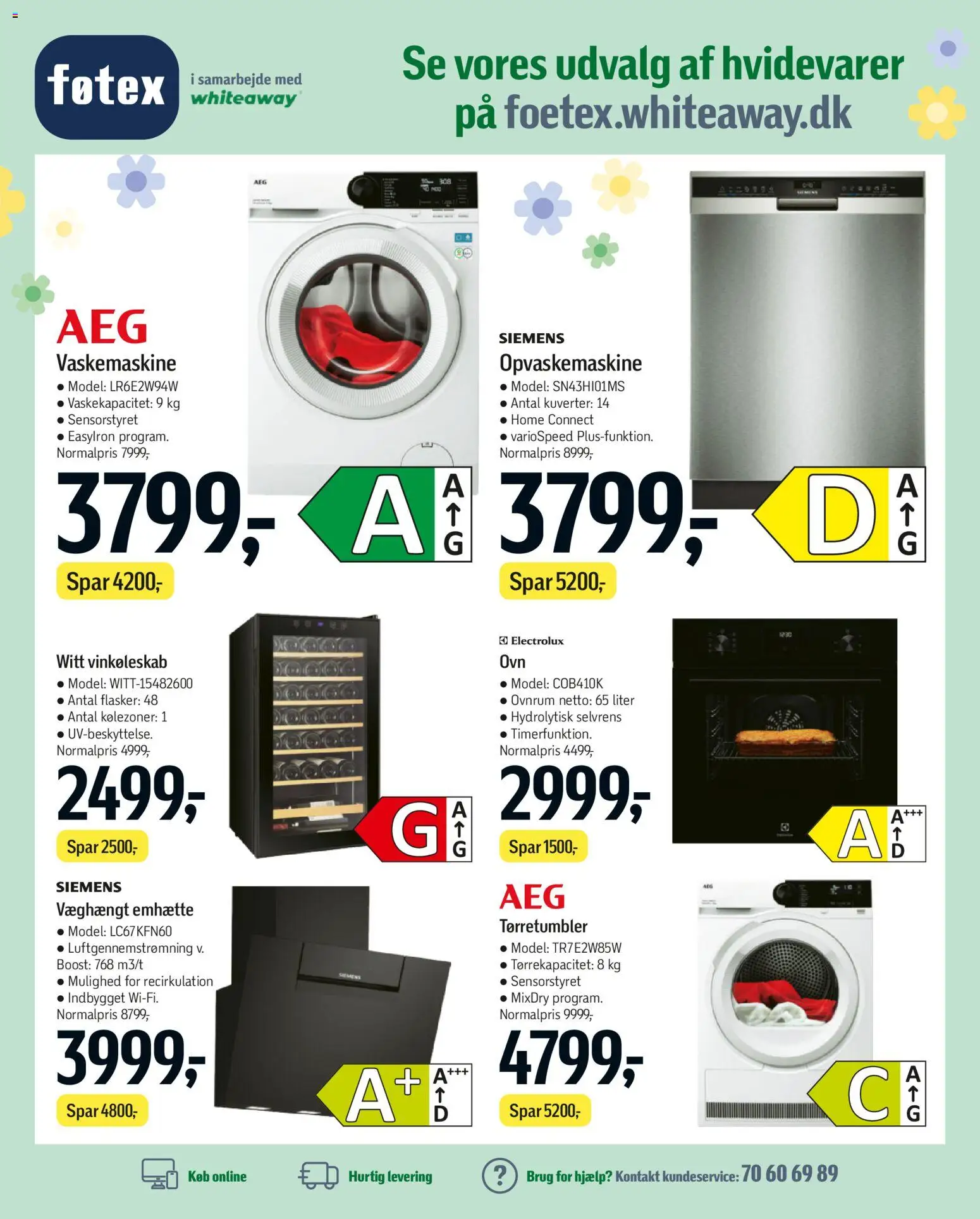 Føtex tilbudsavis – gyldig fra 27.03.2026 | Side: 67 | Produkter: Vaskemaskine, Tørretumbler, Opvaskemaskine