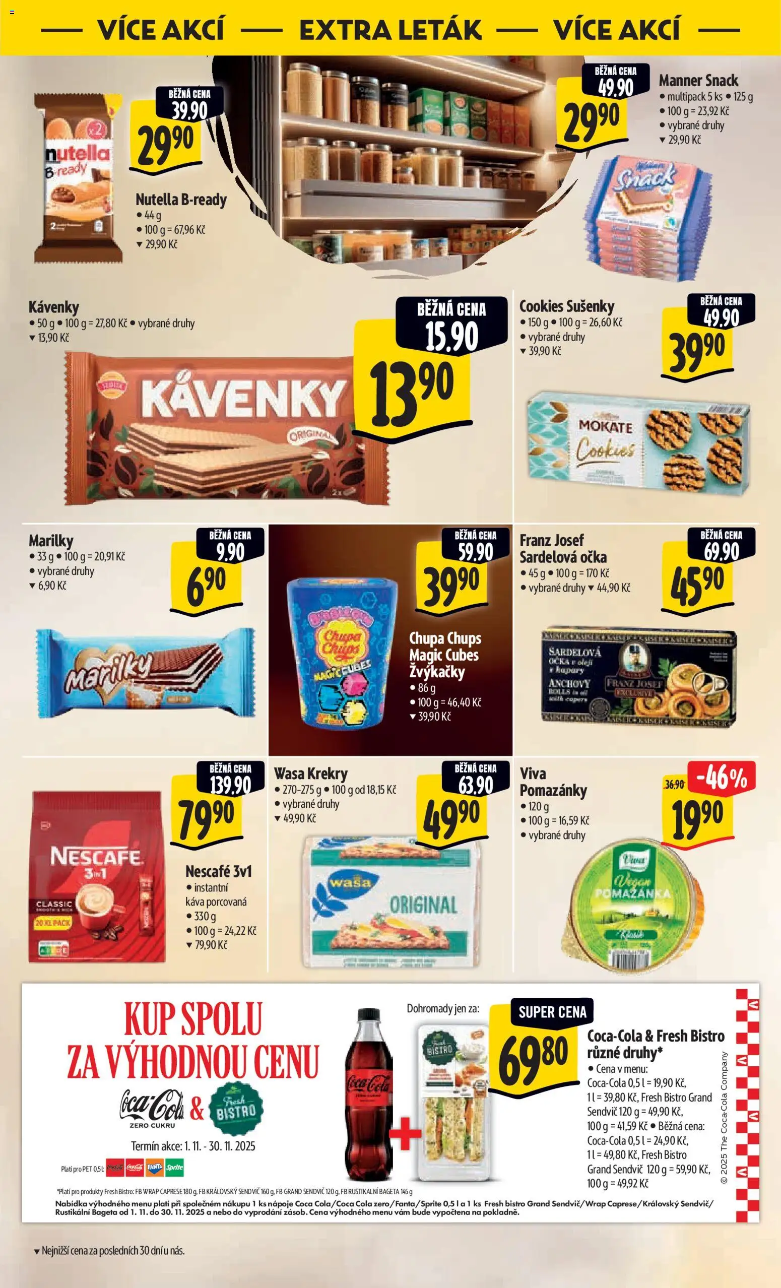 Albert leták - Hypermarket od 19.11.2025 | Strana: 51 | Produkty: Mokate, Káva, Nescafé, Cola