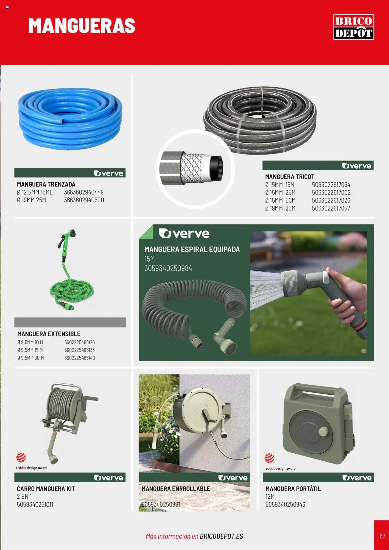 Brico Depôt Jardín │ válido desde el 25.04.2025 | Página: 67 | Productos: Manguera