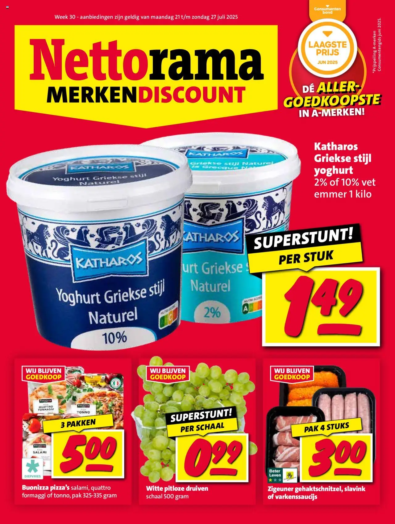  | Pagina: 1 | Producten: Yoghurt, Salami, La, Druiven