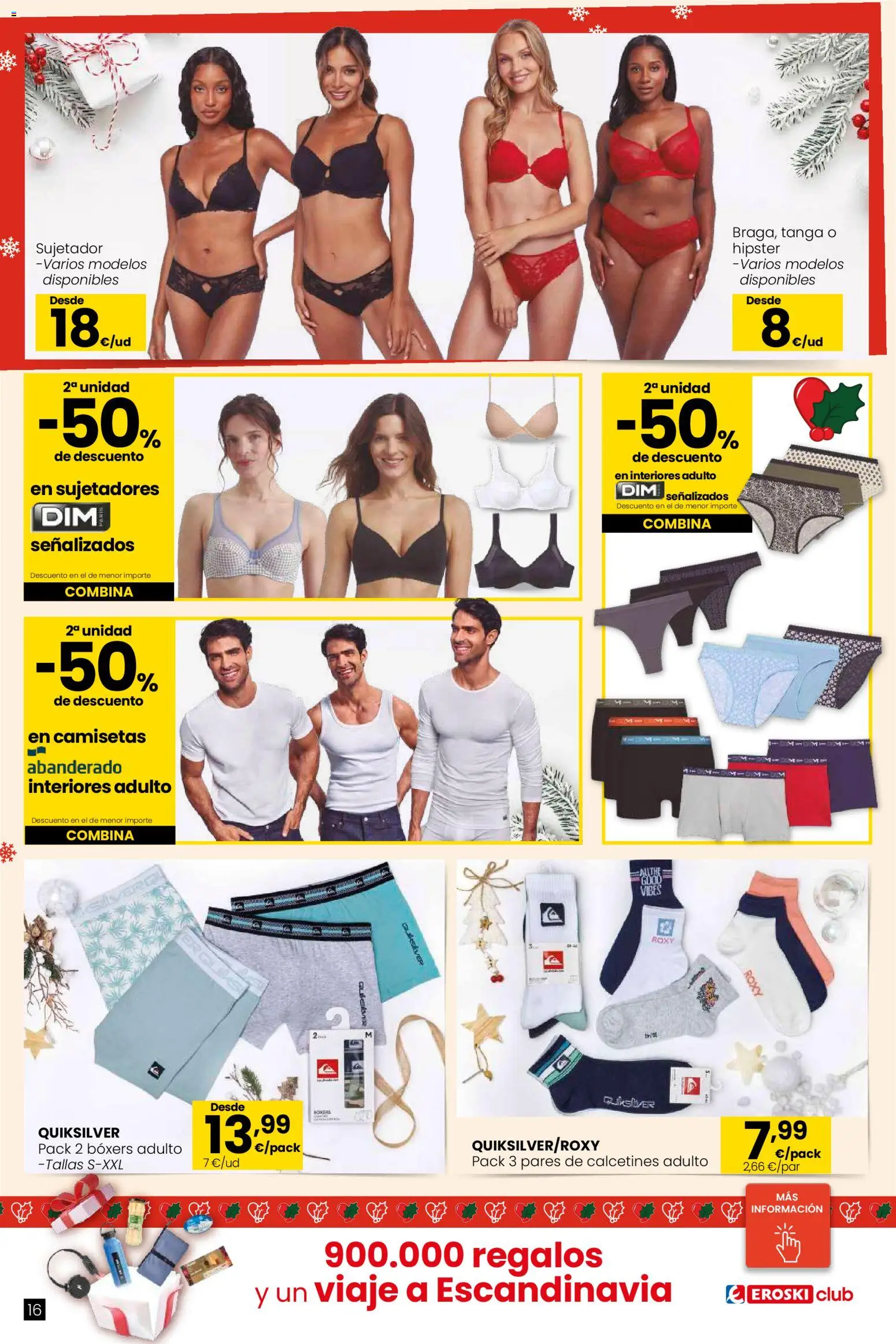 Eroski - Regalos │ válido desde el 02.12.2025 | Página: 16 | Productos: Boxers