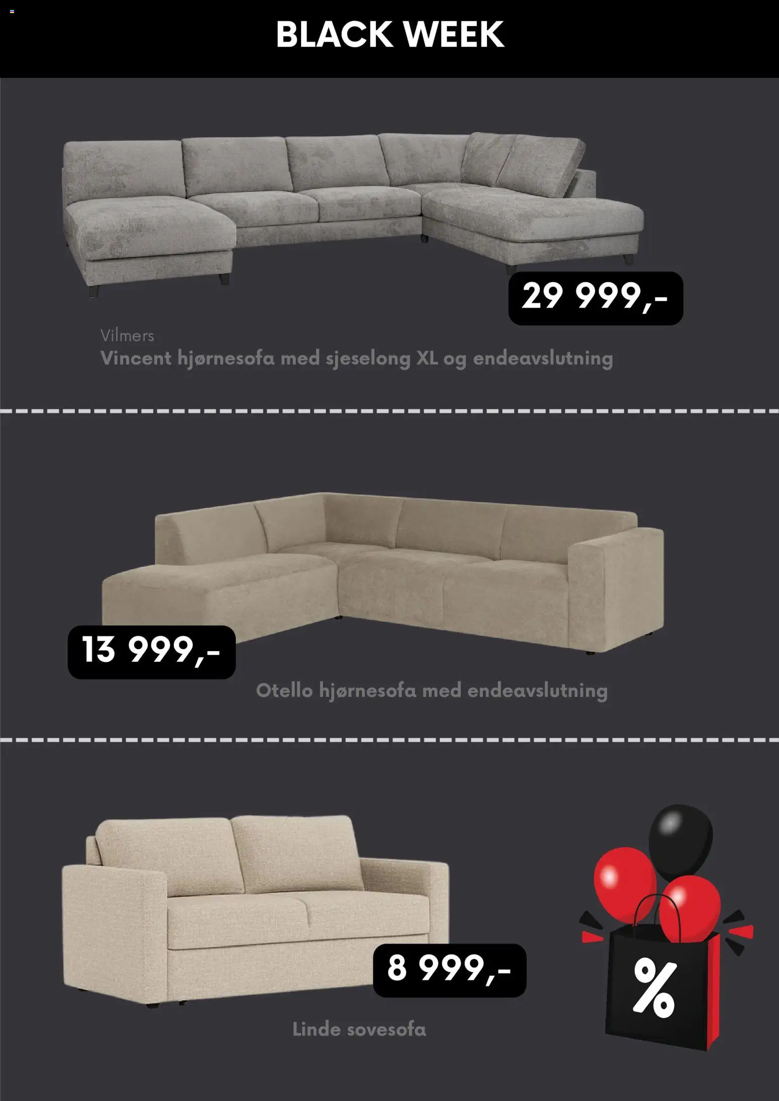 {H1} | Side: 5 | Produkter: Sovesofa, Sjeselong