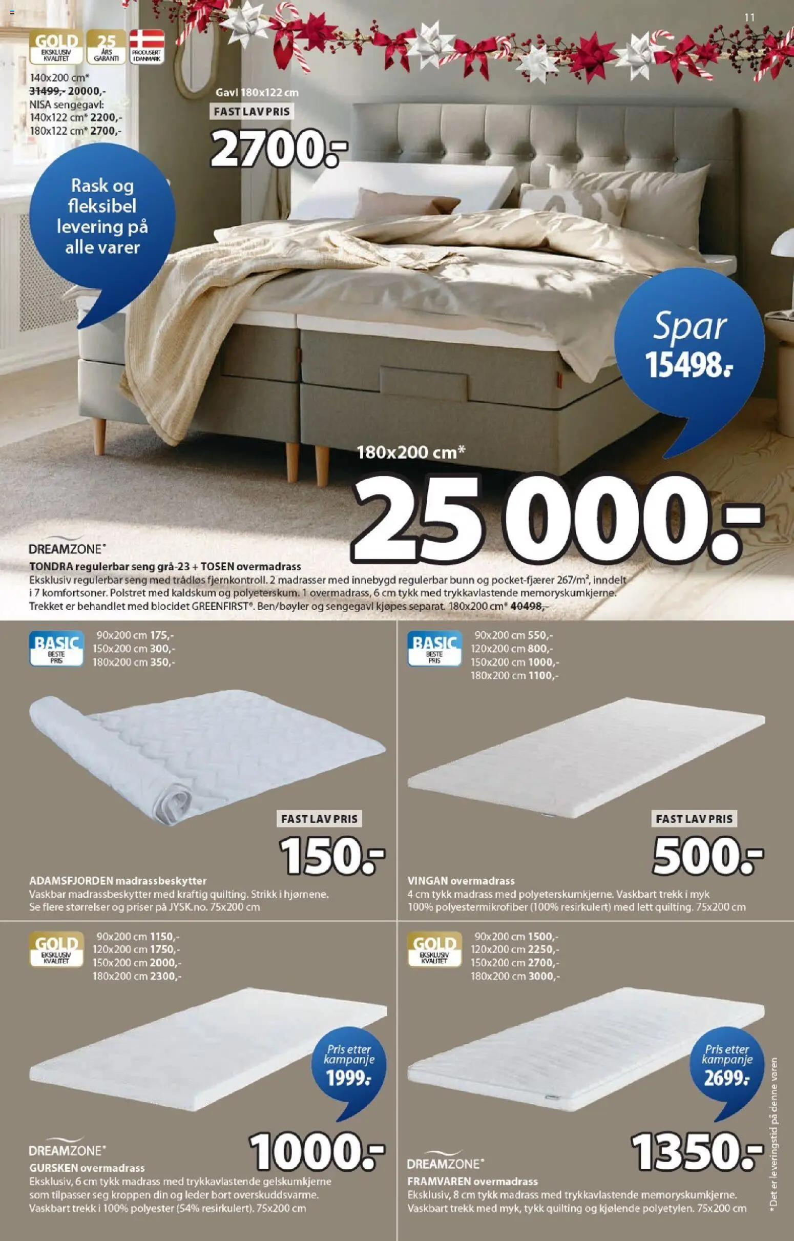 {H1} | Side: 11 | Produkter: Суміш дитяча, Seng, Sengegavl, Strikk