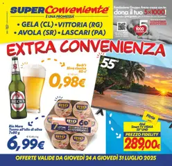 Anteprima del volantino SuperConveniente Gela/Vittoria/Avola/Lascari catalogo valido a partire dal 24.07.2025