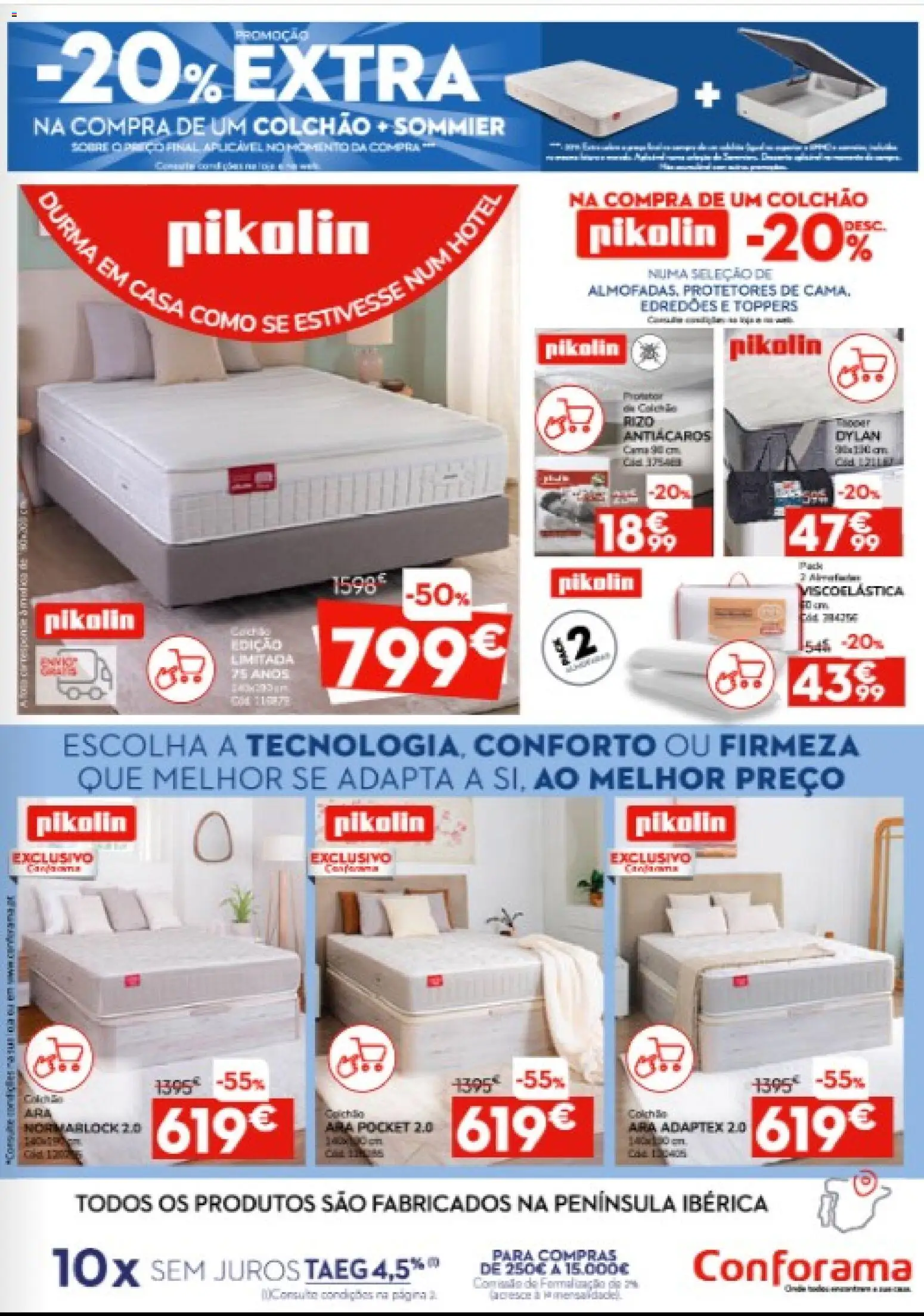 Conforama folheto │ válido de 05.02.2026 | Página: 3 | Produtos: Colchão