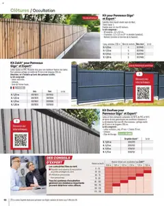 Gedimat - Prévisualisation de Gedimat Aménagements extérieurs valide à partir de 14.03.2025 | Page: 88 | Produits: Farine, Clôture