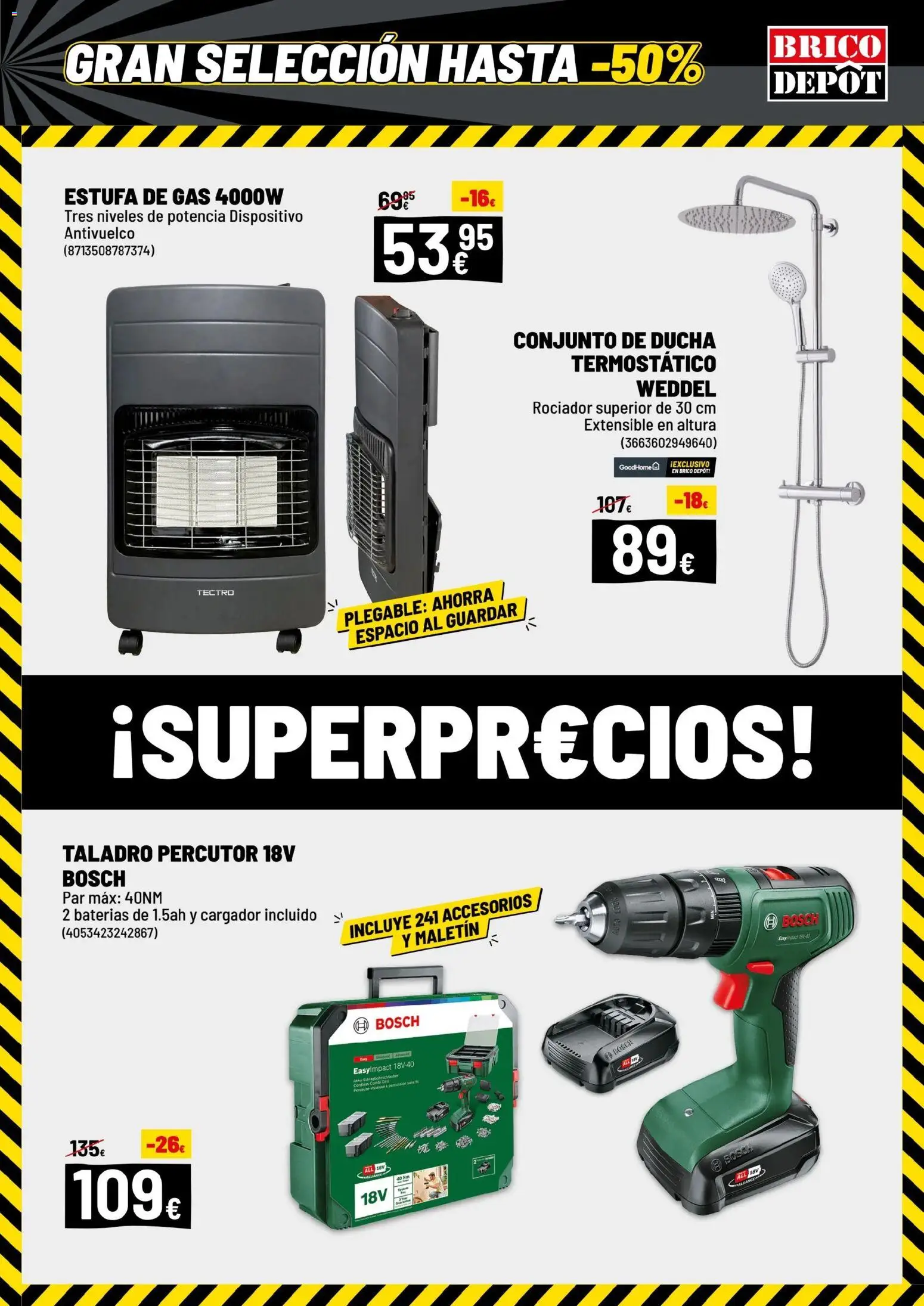 Brico Depôt - Black Friday │ válido desde el 31.10.2025 | Página: 3 | Productos: Combi, Ducha