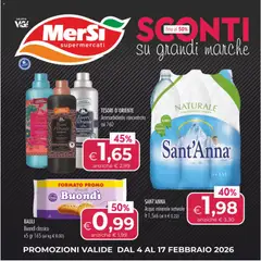 Anteprima del volantino Volantino MerSi Supermercati	 valido a partire dal 04.01.2026