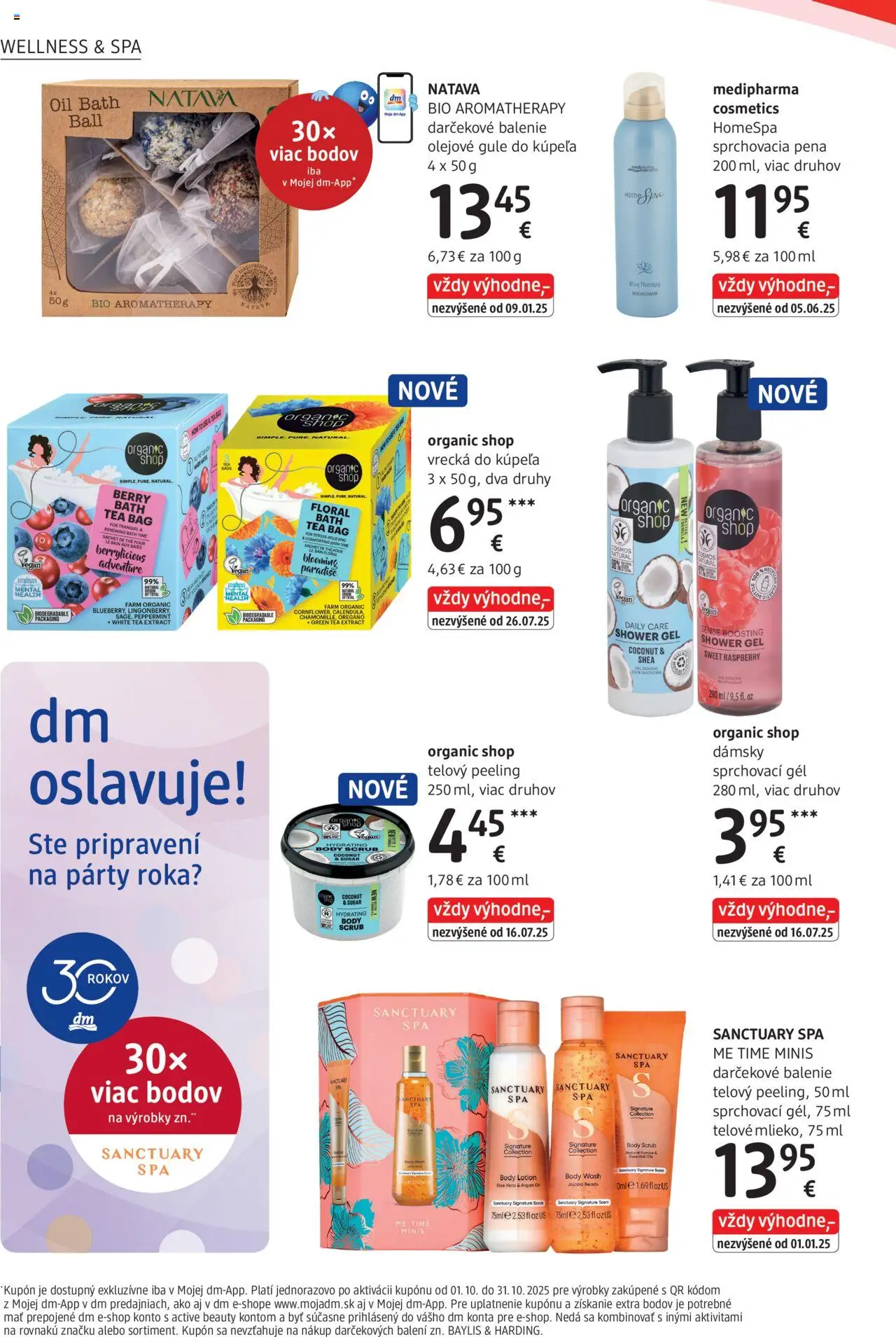 Nové dm drogerie akcie – leták je platný od 01.10.2025 | Strana: 4 | Produkty: Peeling