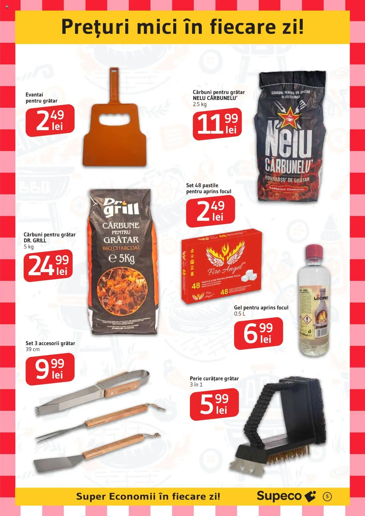 Catalog Supeco – valabil de la 07.08.2025 | Pagină: 5 | Produse: Grill, Grătar, Mici, Perie