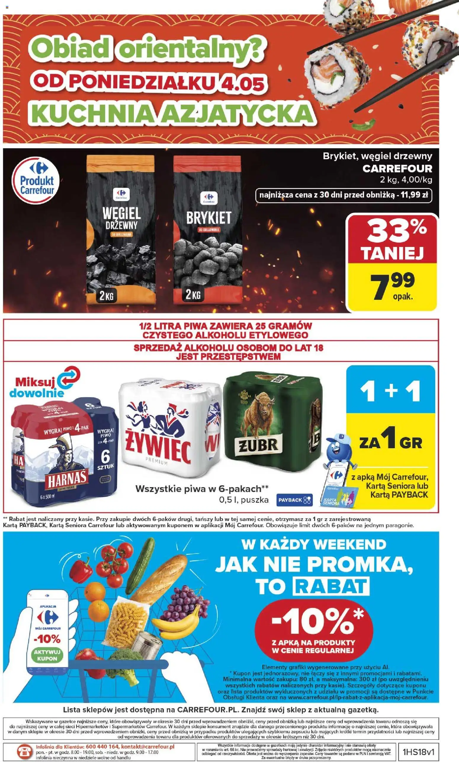 Carrefour gazetka od 27.04.2026 | Strona: 42 | Produkty: Karta, Harnaś, Piwo
