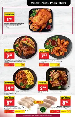 Pogląd oferty "Skrzydełka z kurczaka po gruzińsku Prosto do piekarnika Biedronka, 500 g, Georgian-style chicken wings, ready for the oven, 500 g" - ważna od 12.02.2026 | Strona: 43