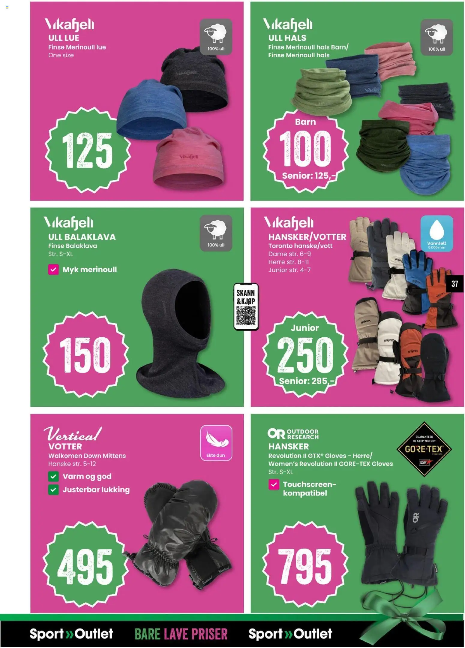 {H1} | Side: 37 | Produkter: Hansker, Lue, Votter